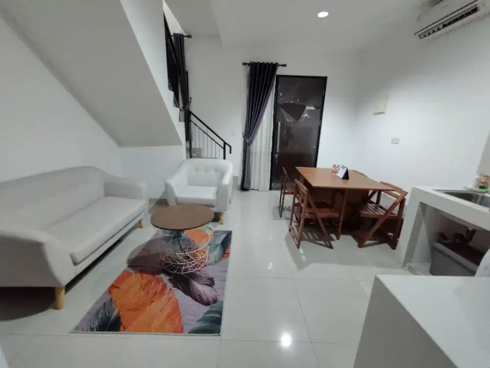 Sewa Rumah Milenial PIK2 2 Lantai | Semi Furnish | 2 Kamat Tidur | Siao Huni