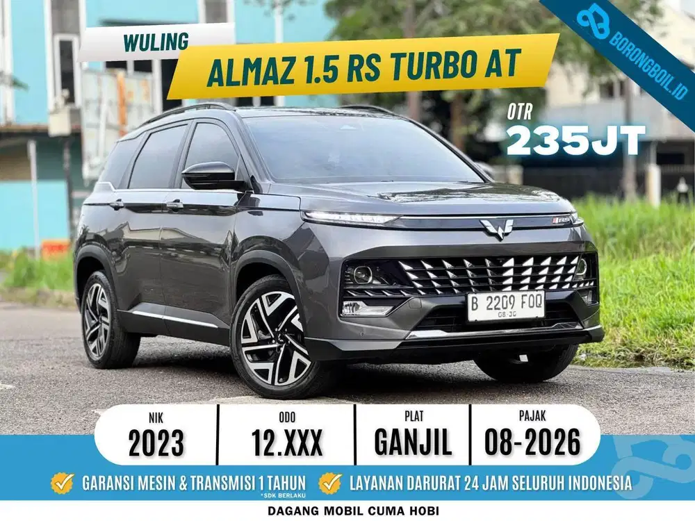 Wuling Almaz 1.5 Rs Turbo At 2023 Aurora Silver