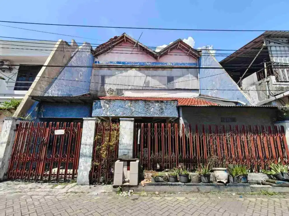 7jt/mtr Hitung Tanah‼️Rumah Karang Empat Surabaya Timur