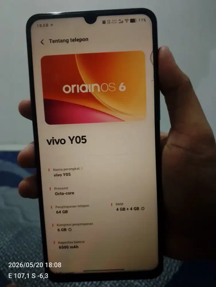 Jual hp vivo y05