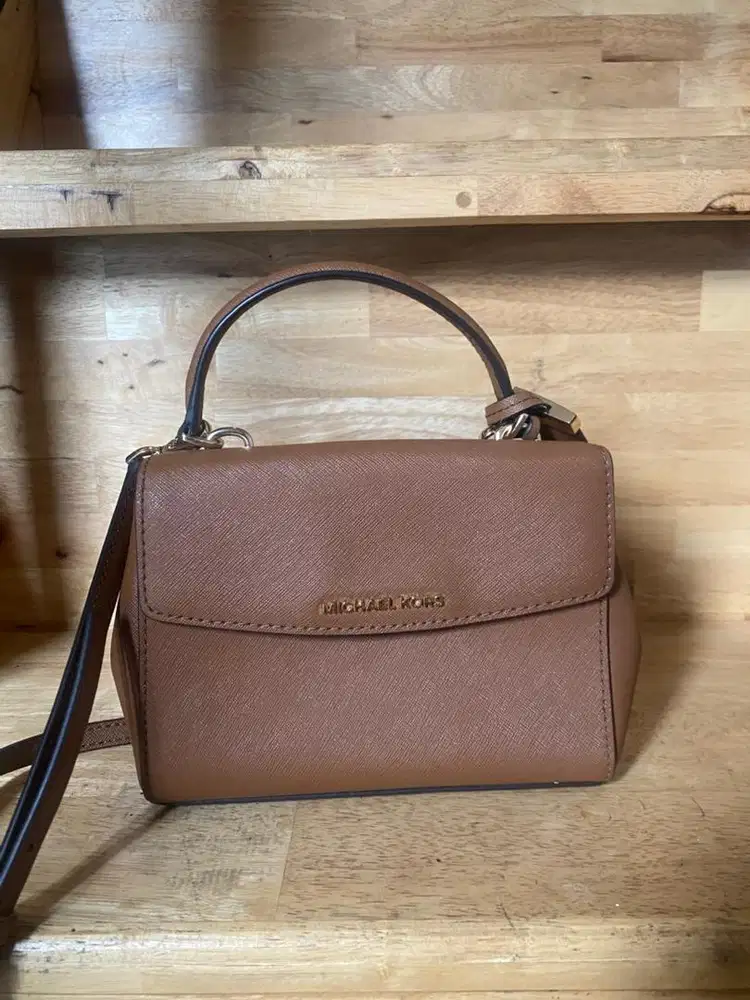 MK brown slim bag
