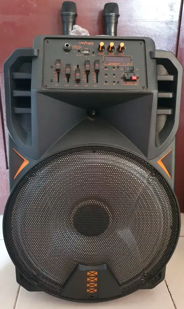 Speaker Portable Bluetooth Advance K-1506 Free Mic Wireless 2pcs