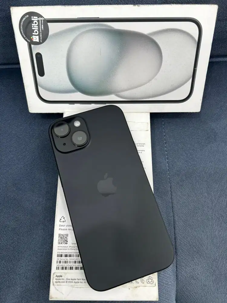 Iphone 15 , Black , 128GB IBox