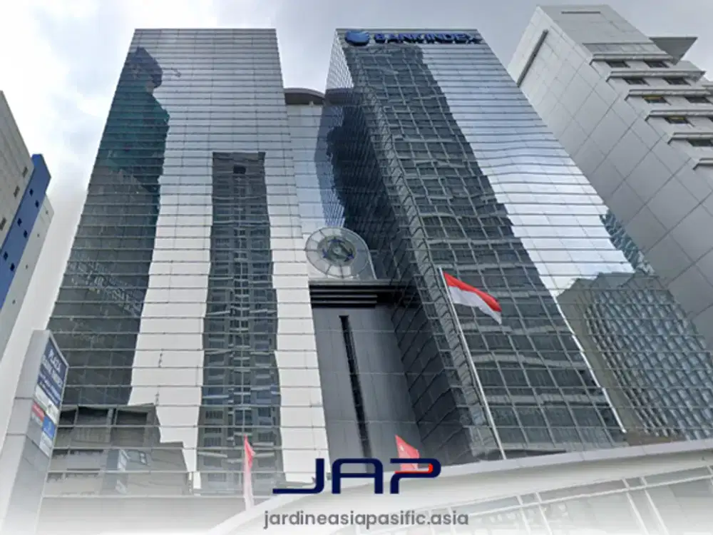 Kantor Area Thamrin di Plaza Bank Index Luas 177 Sqm Fitted