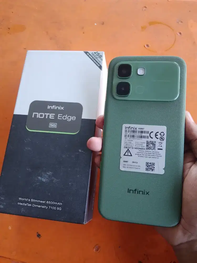 Infinix Note Edge 5G Ram 8/256gb Lengkap mulus