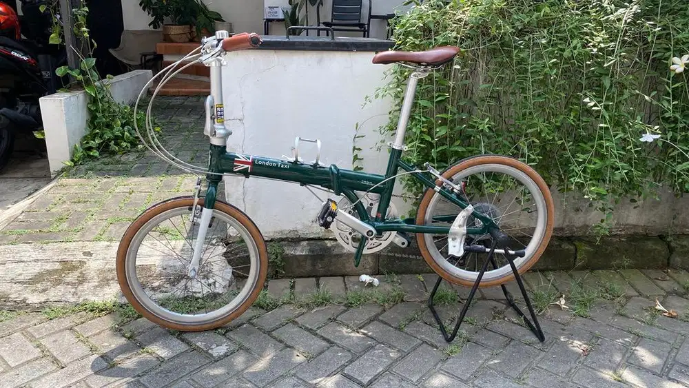 WTS Sepeda Lipat London Taxi AL-FDB207 British Green Flag