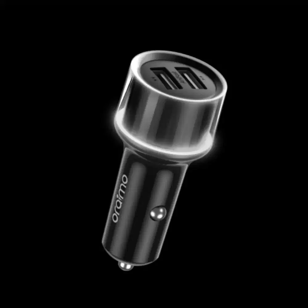 Oraimo CC1152D Car Charger Mobil Dual Port Fast Charging Second
