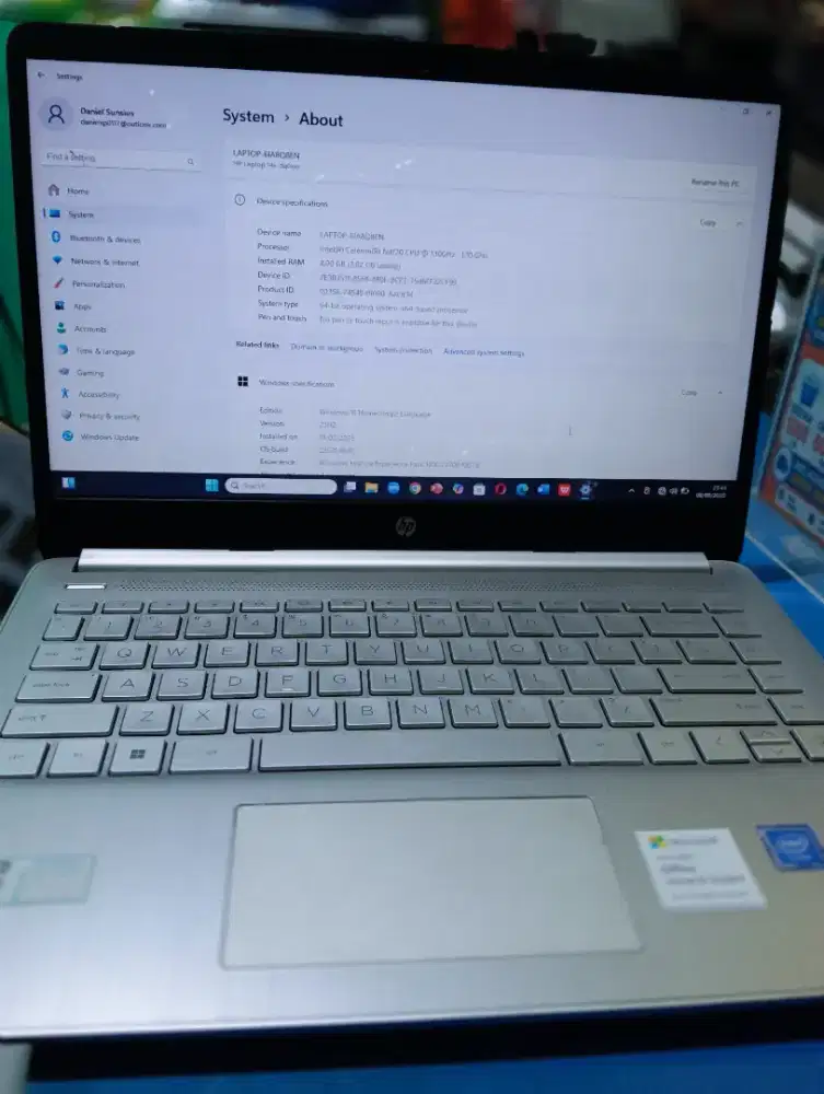 Laptop Hp SSd 4GB