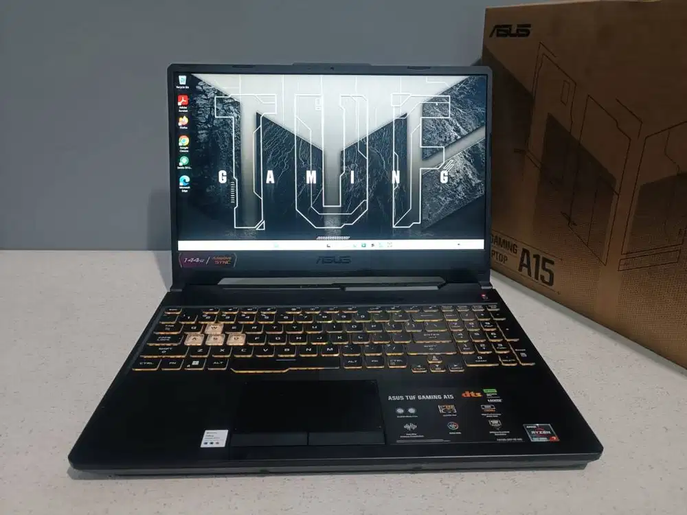 ASUS TUF Gaming Ryzen 7 + RTX 2050 GARANSI 2027 — Siap Gaming & Ker