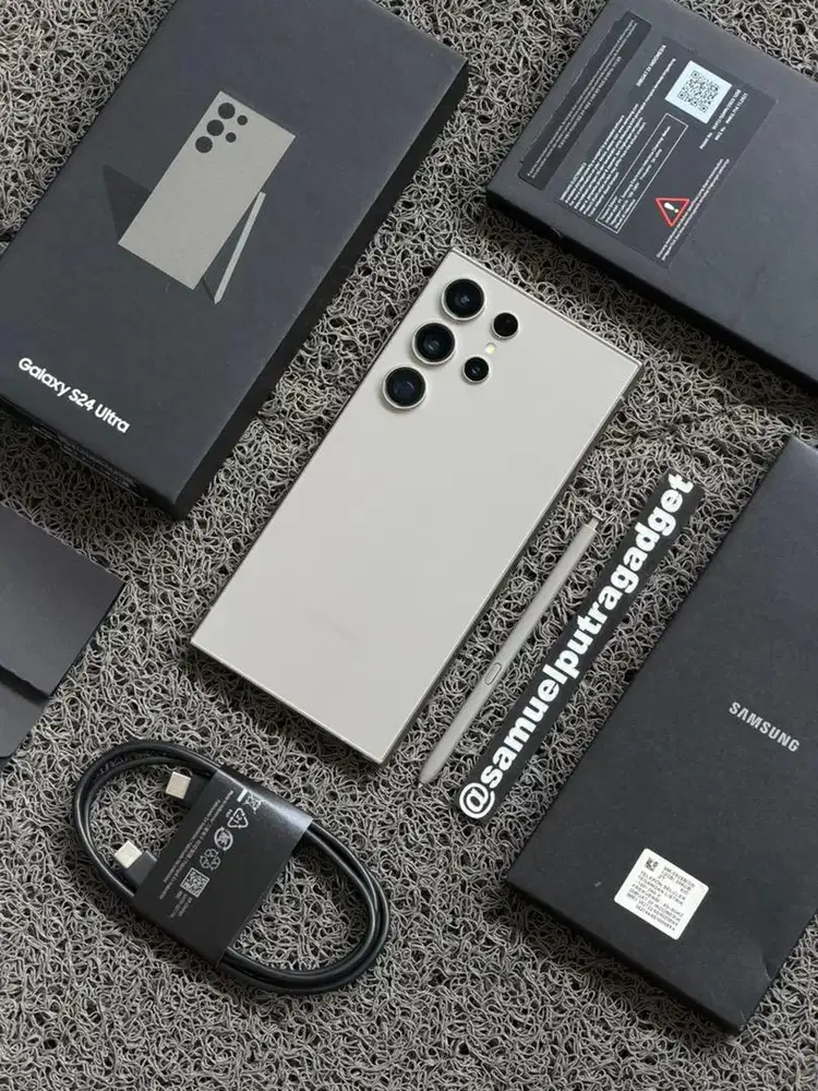 Samsung Galaxy S24 Ultra Gray 12/256gb Fullset Original Resmi