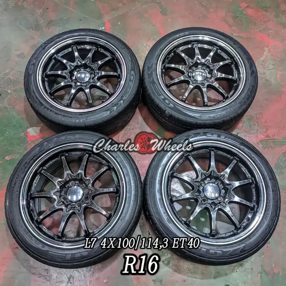 VELG CE28 RING 16 BLACKCHROME