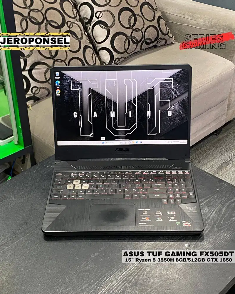 ASUS TUF GAMING FX505DT 15 Ryzen 5 3550H 8GB/512GB GTX 1650 4GB