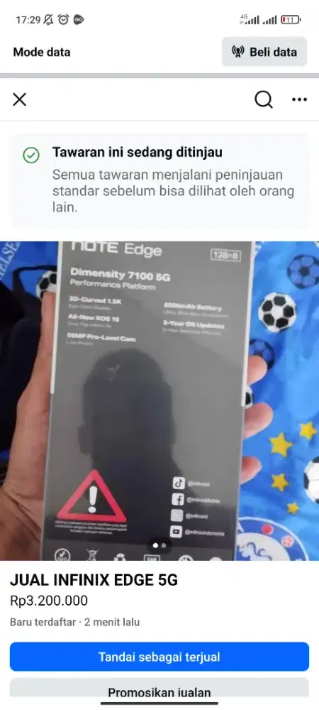 JUAL INFINIX EDGE 5G