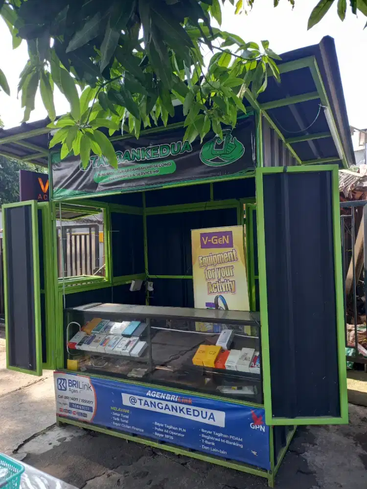 Booth kontainer untuk aneka usaha