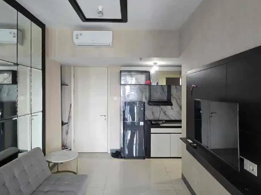 Termurah Apartemen Benson Pakuwon Tipe 2BR Balkon Siap Huni Furnish Lantai Rendah