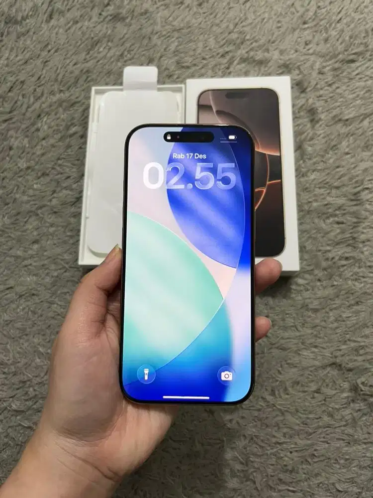 Iphone 16 Pro Max 256gb Desert IBOX Mulus Fullset Ori