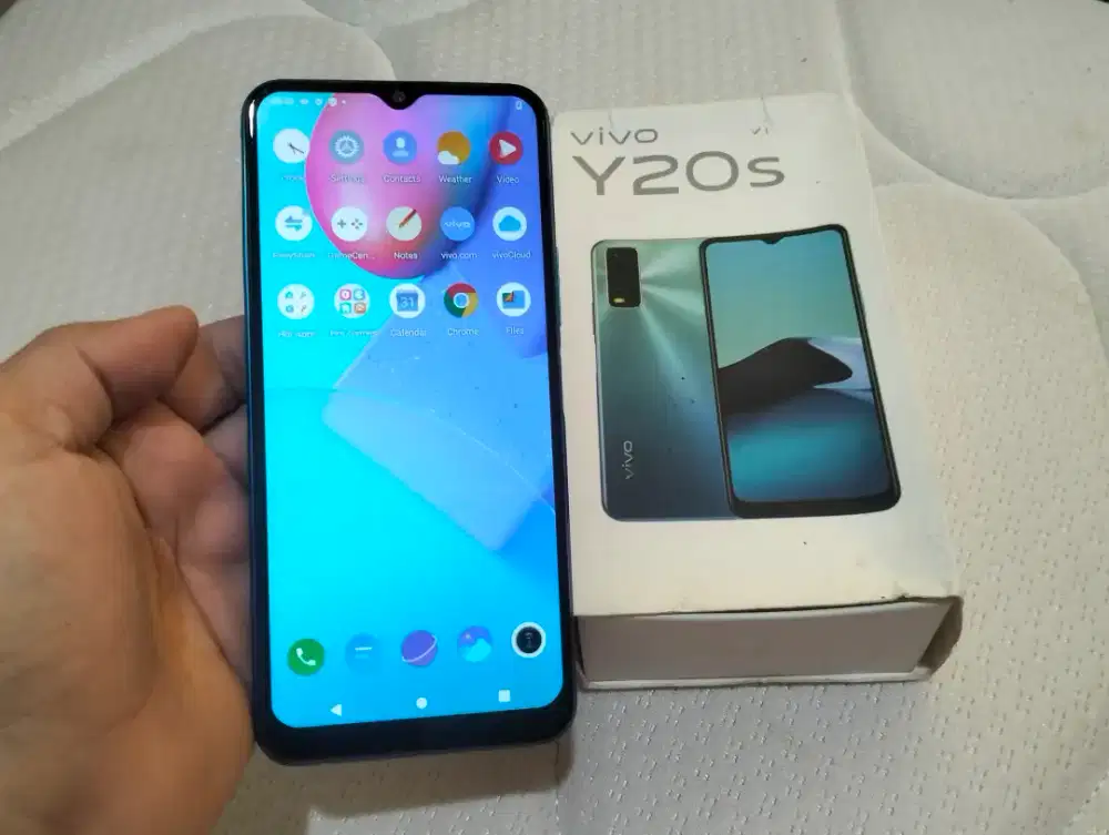BU VIVO Y20S RAM 8GB / 256GB 4G LTE 6.51in Fingerprint 5000Mah Mulus