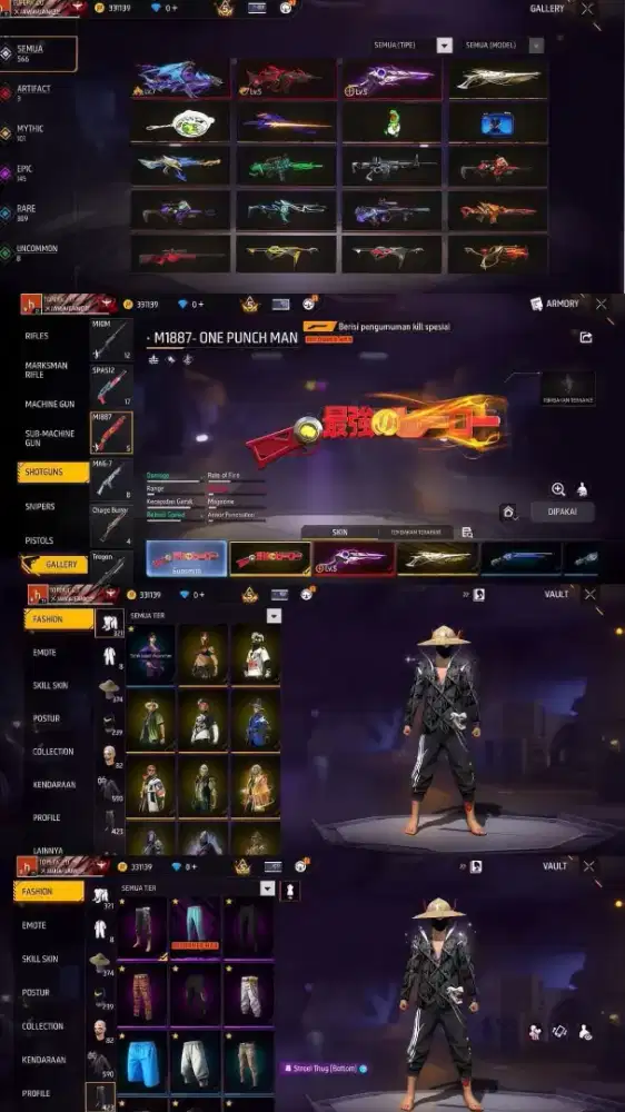 Jual akun sg opm