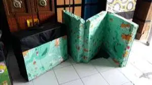 Kasur Busa Lipat Omera Tas 8 cm Ukuran 70