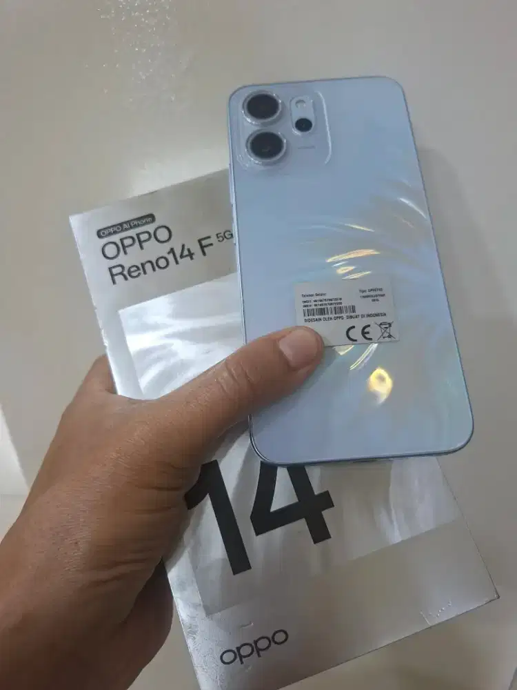 Oppo reno 14f 5g 8/256 istimewa resmi Indonesia