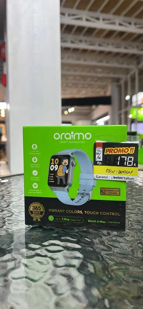 Smartwatch Oraimo x TahiLalats OSW-8001N