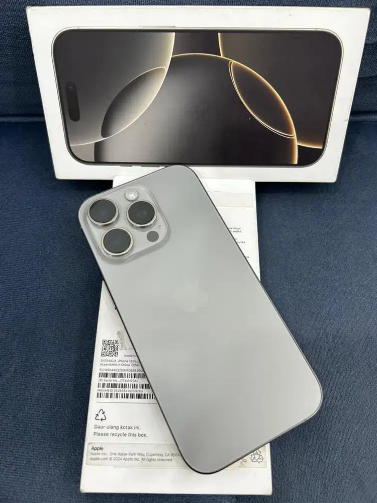 iPhone 16 Pro , Natural titanium , 256GB IBox