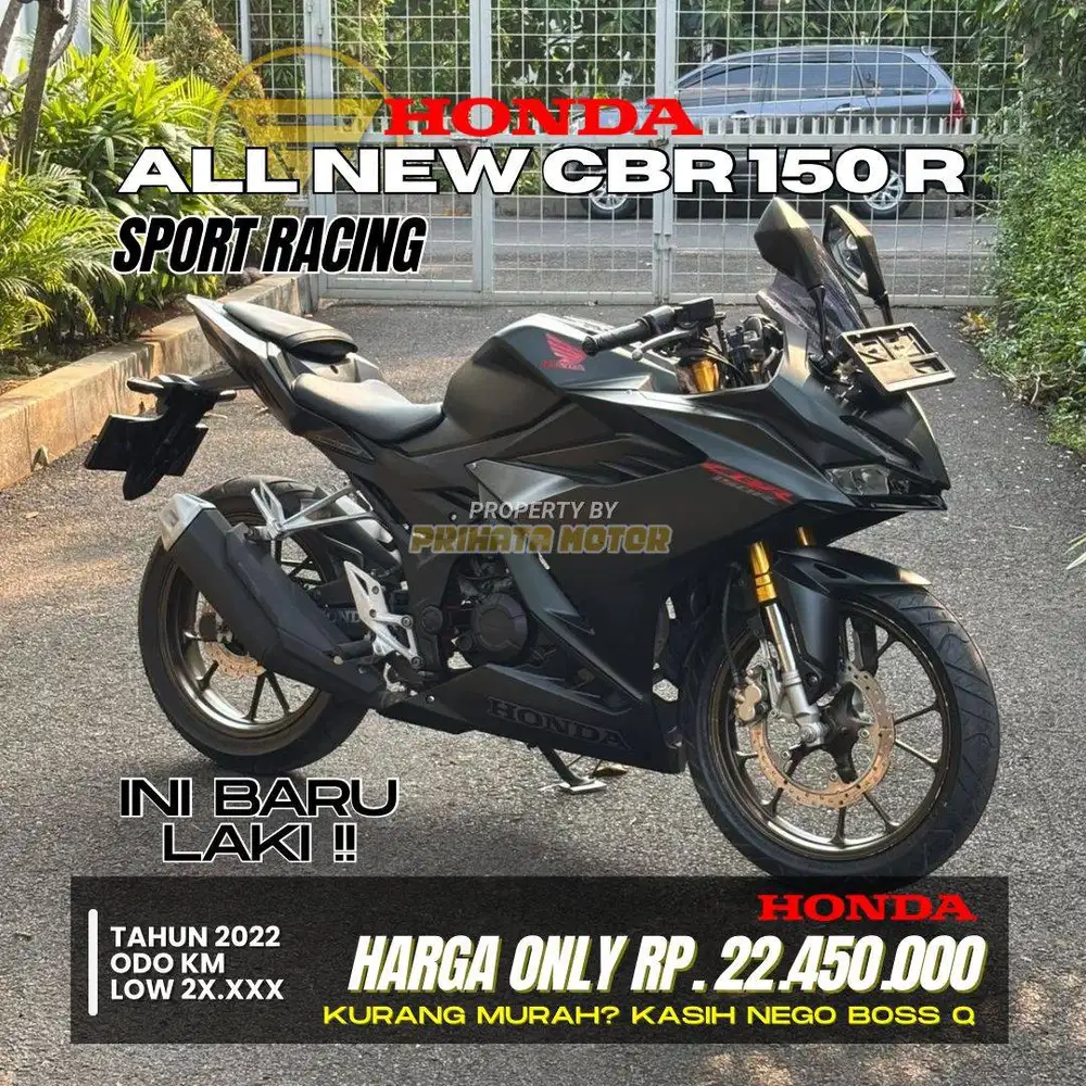 CREDIT DP MULAI 1.3 JUTA !!! HONDA ALL NEW CBR 150R 2022