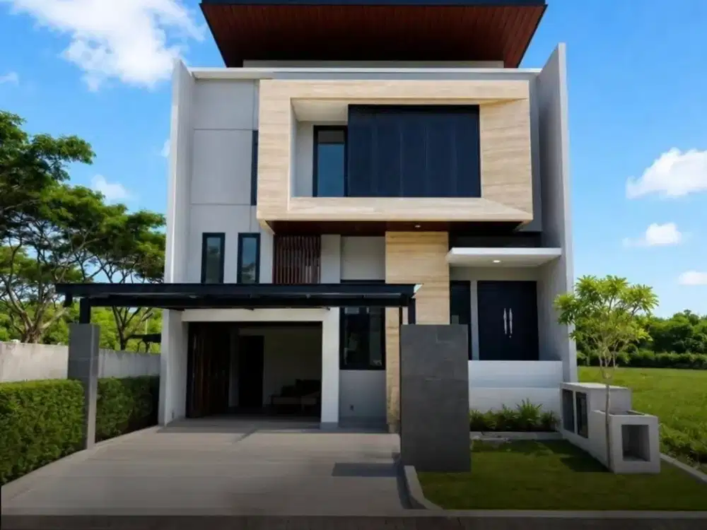 Rumah Pakuwon City GRAND ISLAND NEW GRESS MINIMALIS STRATEGIS MODERN FAVORITE