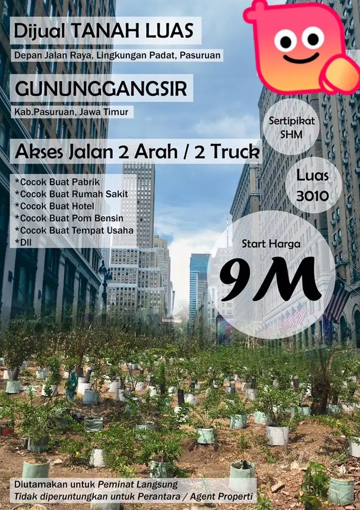 Dijual Tanah Pasuruan Jawa Timur