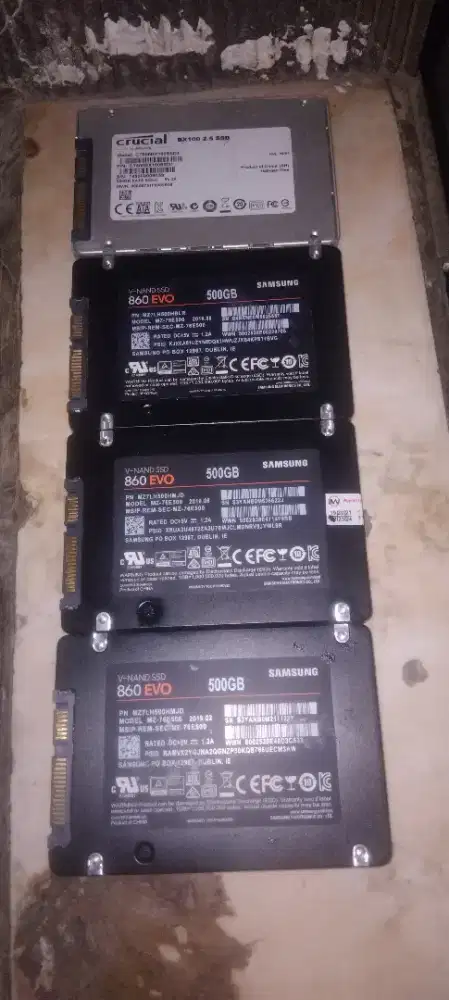 SSD 500gb 4 unit sehat