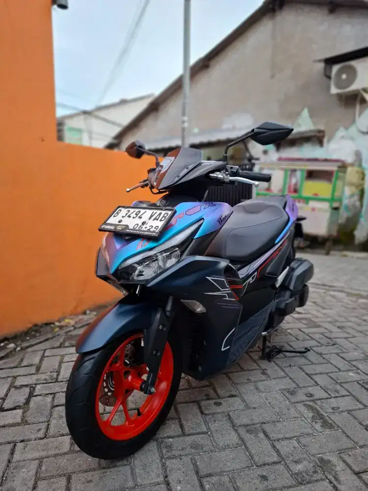 (Km 9 Rb) Yamaha Aerox Cyber City 2024 / Pjk Pnjng 6/2027 Brgrnsi