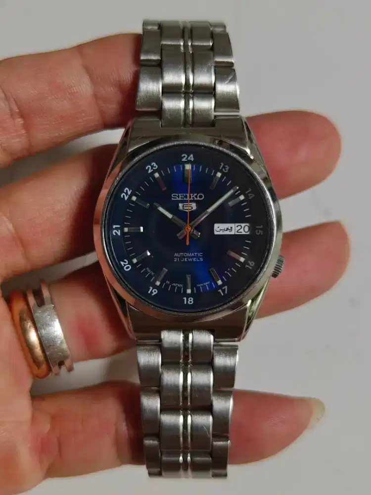 Seiko 5 SNK563 original bekas bagus normal semua siap pakai full link