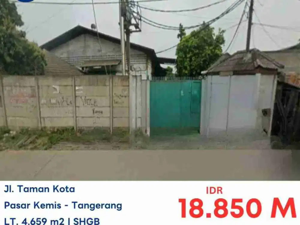 LELANG PABRIK PLASTIK PLUS MESIN MOLDING AREA INDUSTRI DI PASAR KEMIS TANGERANG