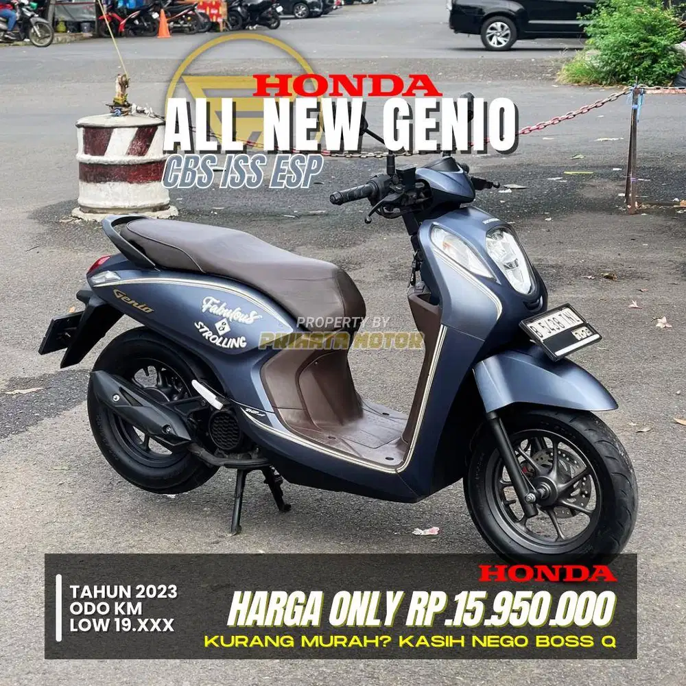 CREDIT DP MULAI 2.6 JUTA !!! HONDA GENIO CBS ISS 2023