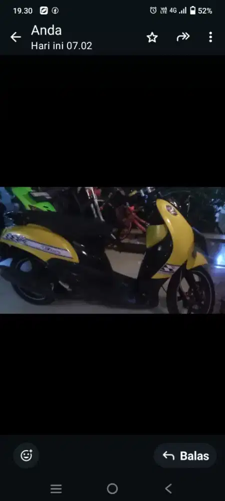 Yamah fino carbu edusi sporty terahir
