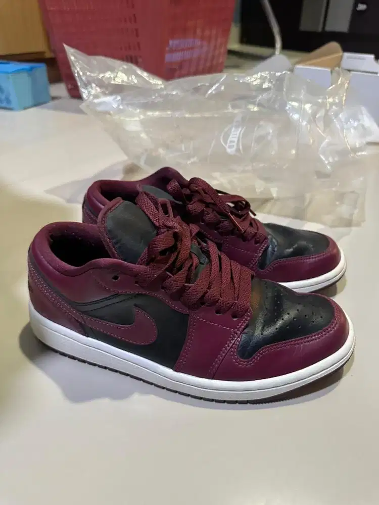 Nike Air Jordan 1 Low Black Bordeaux Original Size 39
