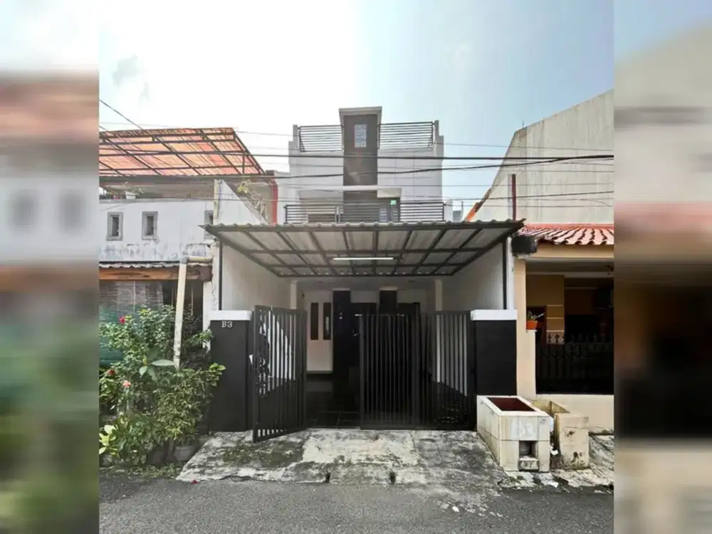 Rumah Bagus Modern + Rooftop Siap Huni Di Rawamangun Jakarta Timur