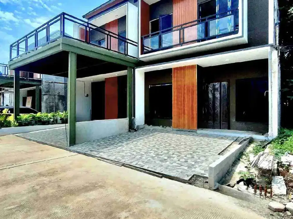 Hunian mewah exclusive lokasi pinggir jalan raya utama jatiwarna 5menit ke tol Jatiwarna