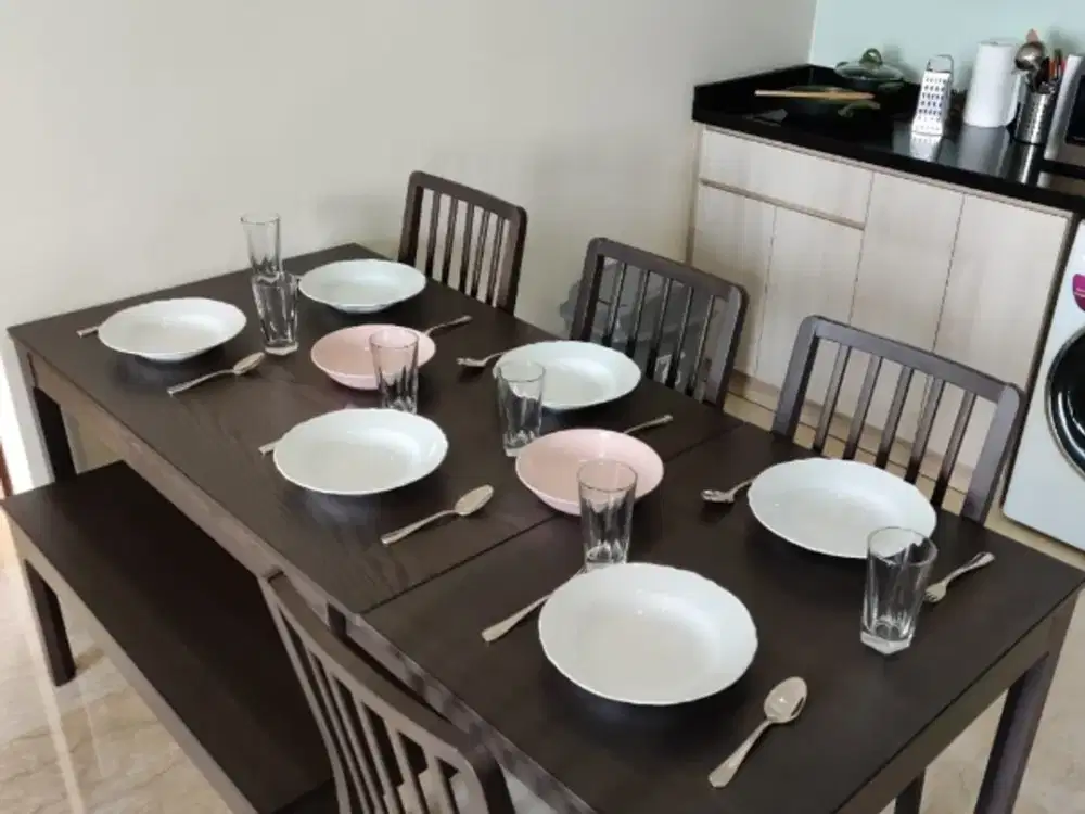 Disewakan Apartemen Rapi Menteng Park Jakpus Emerald 3BR Furnished