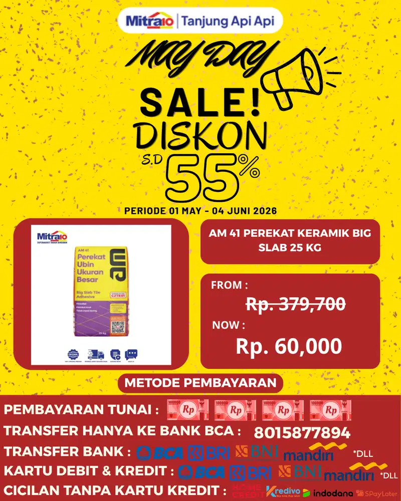 AM 41 Perekat Keramik Big Slab 25 KG