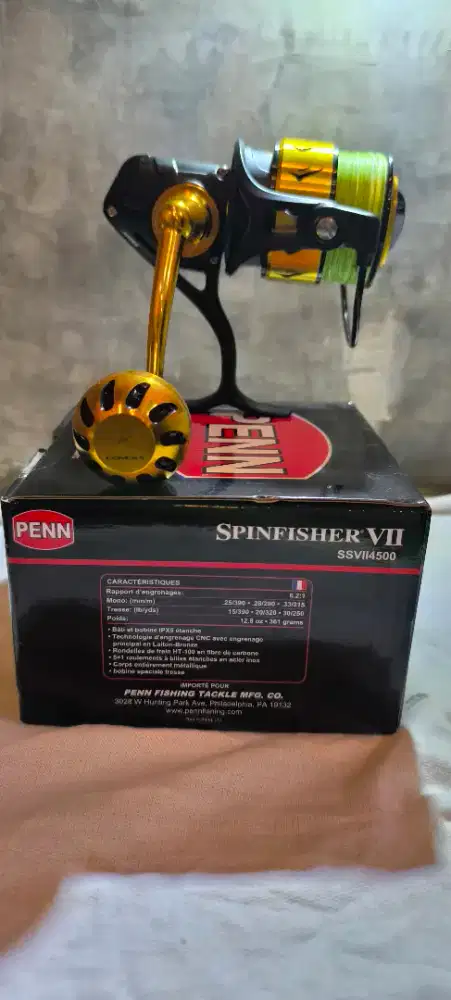 Spinfisher VII 4500 + senar PE 2,5 samson x16