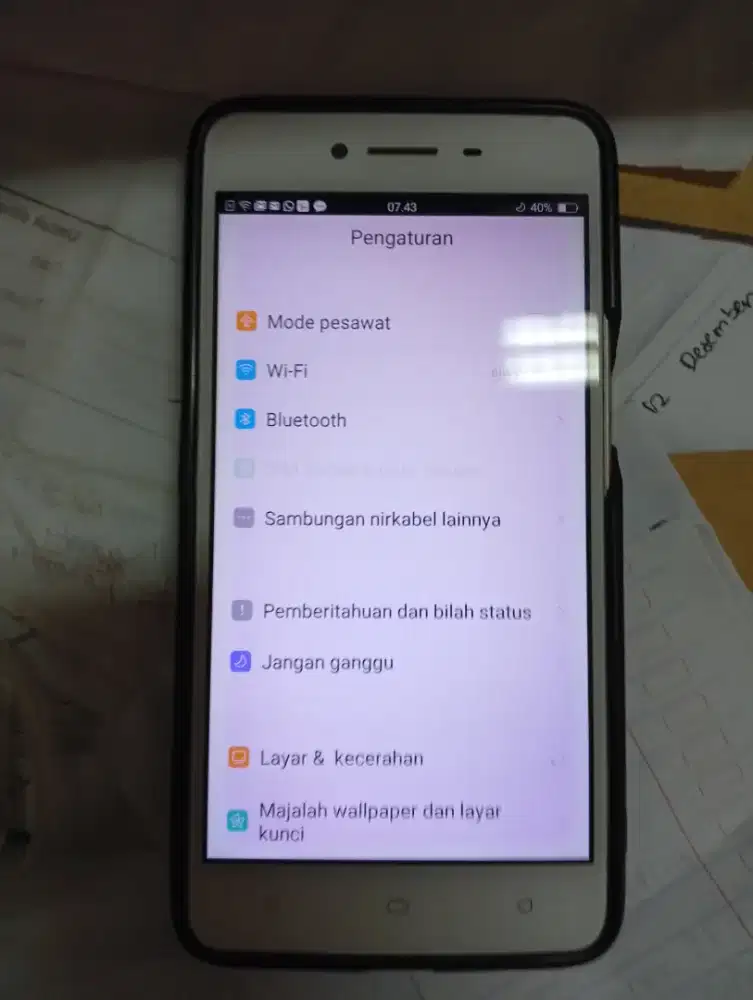 Hp Oppo a37f ram 2gb Rom 16gb