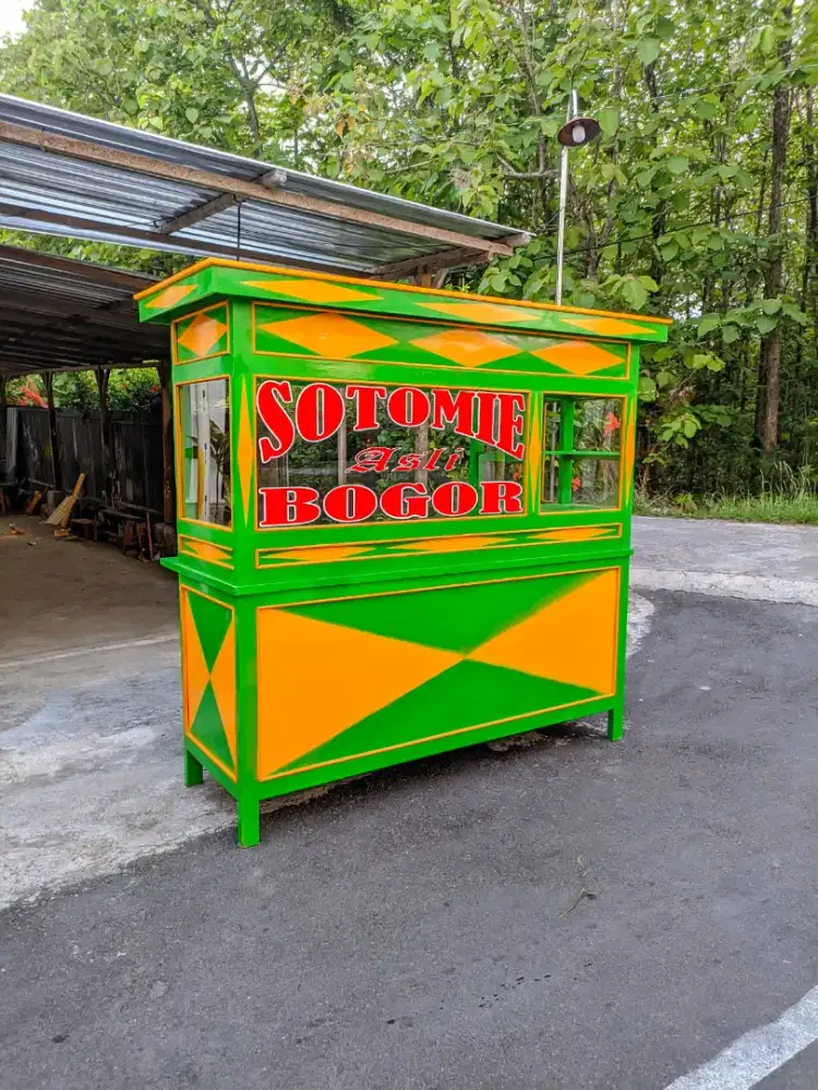 Gerobak soto mie bogor, gerobak angkringan, gerobak soto,dll