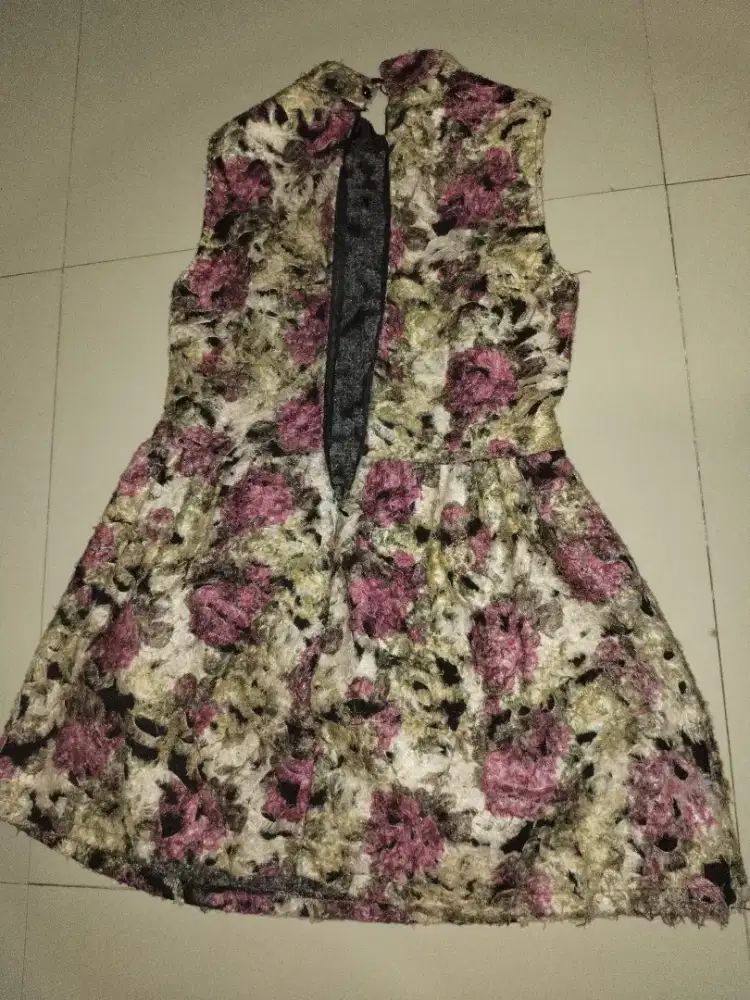 preloved dress bunga