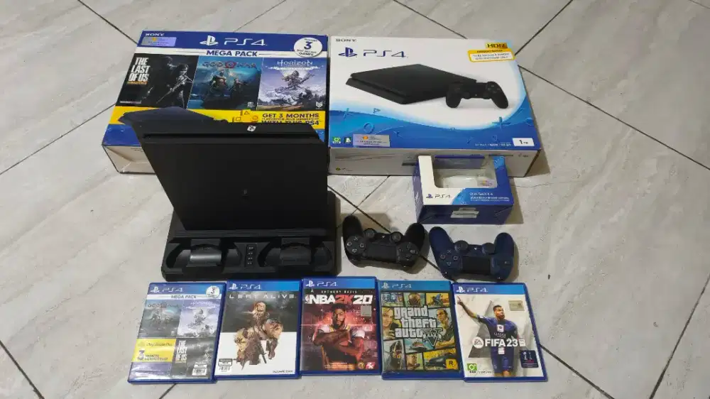 PS4 playstation 4 fullset original only segel PS 4 1000gb atau 1 TB