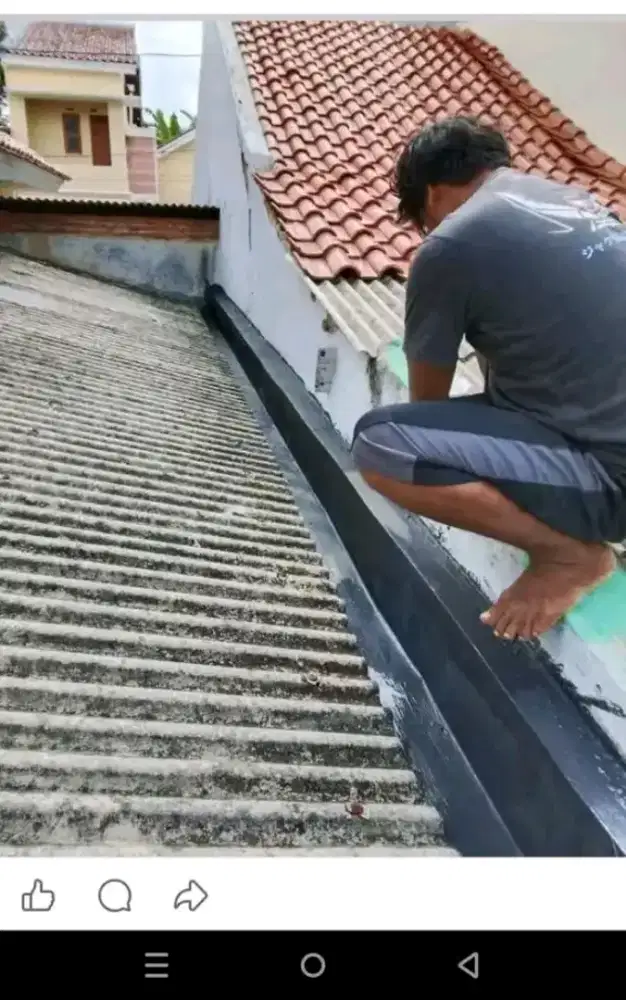 Tukang renovasi atap yg bocor.plafon