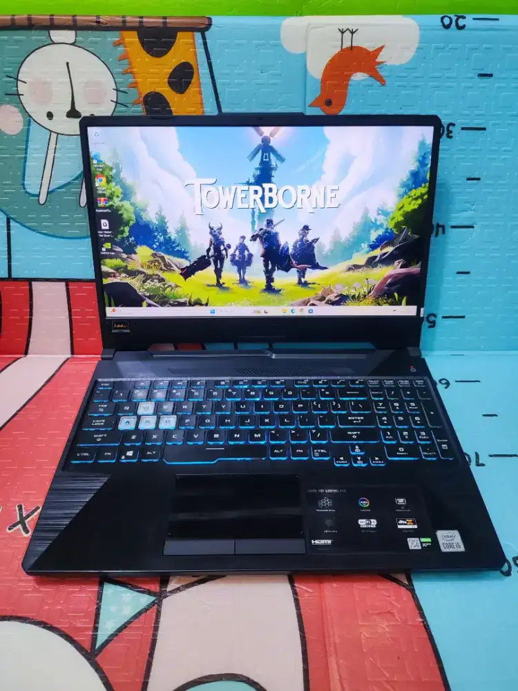 Asus TUF Gaming F15 FX506LH
Core i5
VGA GTX 1650 4GB
Ram8GB
SSD512GB