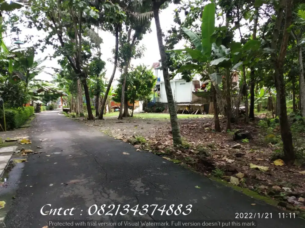 Tanah dijual cepat dekat Terminal Wates Yogya, cocok untuk investasi, Lt 946