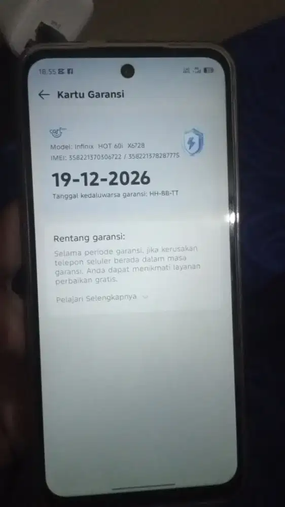 Jual hp infinix