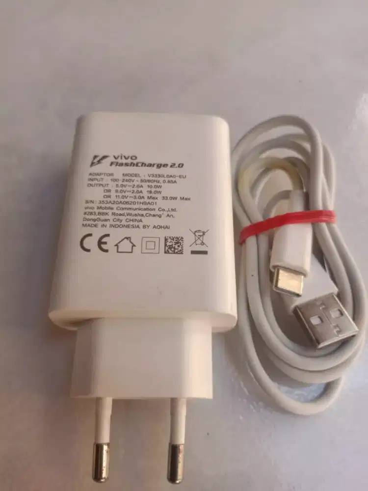 CHARGER VIVO V20 | V21 | Y53s | T1 5G ORI BAWAAN HP TIPE C